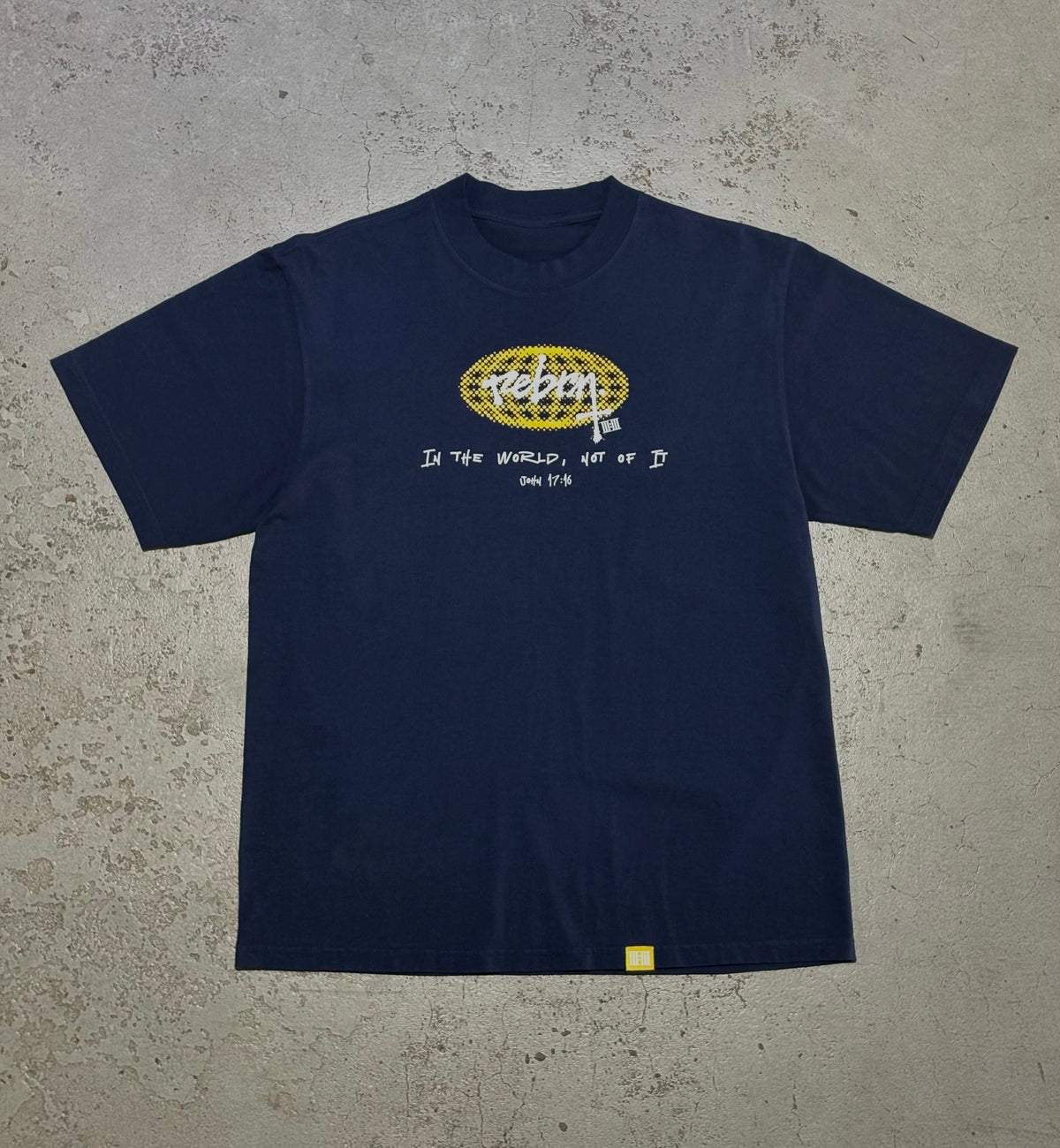 Not From Here | Navy & Yellow