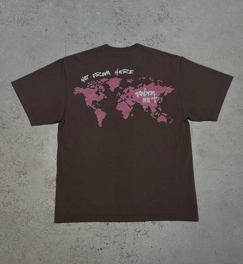Not From Here | Brown & Pink