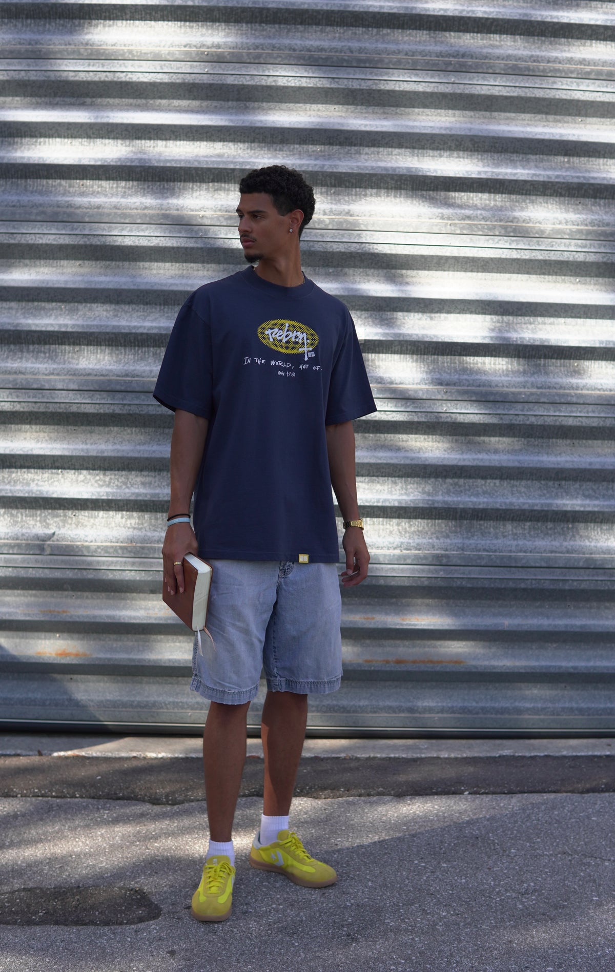 Not From Here | Navy & Yellow