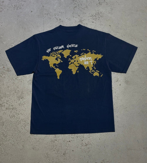 Not From Here | Navy & Yellow